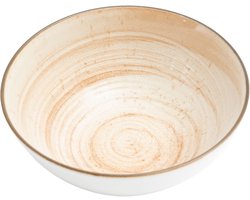 Cosy & Trendy Soepkommen / Kommen – Sintra Terracotta – Ø 16 cm – 4 stuks – Bevat 4 soepkommen / kommen – Terracotta aardewerk met uniek patroon – Vaatwasser- en Magnetronbestendig – Stapelbaar