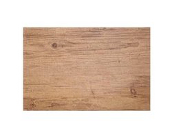 Cosy & Trendy Tafel Placemat hout print - lichtbruin - 45 x 30 cm - Onderleggers - Tafel dekken