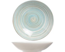 Cosy & Trendy Turbolino Diep Bord - Ø 21 cm - Blauw - Set-6