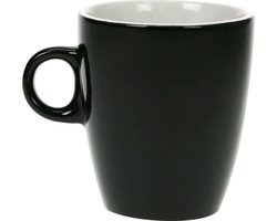 Cosy & Trendy Vicky Beker - 19 cl - Ø 7 cm x 8.5 cm - Zwart - Set-6