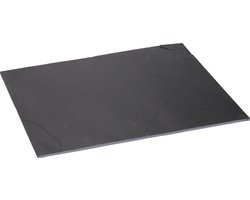 Cosy&Trendy Bord - rechthoekig - leisteen - 20 cm x 30 cm