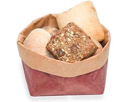 Cosy&Trendy broodzak - Rood - 14 x 14 cm