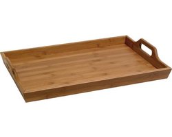 Cosy&Trendy Dienblad met handvaten bamboe - 43x29 cm