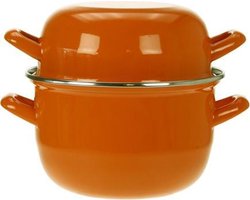 Cosy&Trendy Mosselpan - Ø 18 cm - 1,2 kg - 2L8 - Oranje