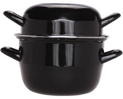 Cosy&Trendy Mosselpan - Ø 18 cm - 1,2 kg - 2L8 - Zwart