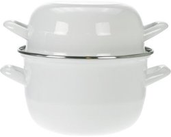 Cosy&Trendy Mosselpan - Ø 18 cm - Wit