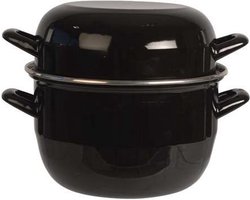 Cosy&Trendy Mosselpan - Ø 20 cm - 2 kg - 3L25 - Zwart
