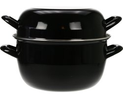 Cosy&Trendy Mosselpan - Ø 24 cm - Zwart