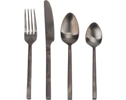 Cosy&Trendy Retro Bestekset 24-Delig - Zwart