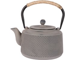 Cosy&Trendy Theepot - Gietijzer - 1L5 - Lichtgrijs