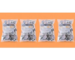 Cosy&Trendy Voordeelpakket Waxinelichtjes / Theelichtjes - 200 stuks - Geurloos - 4 uur brandduur - Ø 3,7 cm