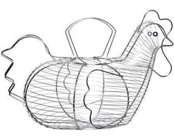Cosy&Trendy Wire Eiermand - Kip - 43 cm x 27,5 cm