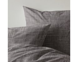 Cotton Rich Collection - Dekbedovertrek - Linnen-Look - Antraciet