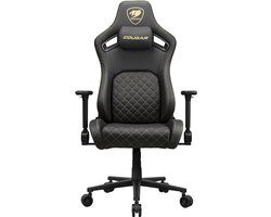 COUGAR DEFENSOR 4D opklapbare armleuningen, geavanceerde lendensteun, gamingstoel - Groud Zwart