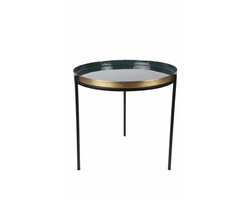 Countryfield - Bijzettafel - Madras - L - blauwgroen - L47,5B47,5H40CM