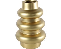 Countryfield bloemenvaas - goud - keramiek - Art Deco de luxe - 26 x 39 cm - Stijlvol interieur