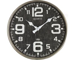 Countryfield - Grote wandklok rond Louis L - 60cm - Oudgrijs