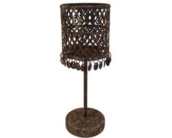 Countryfield Kandelaar Amira L Roest 36 cm – Decoratieve Kandelaar – Sfeervolle Woondecoratie
