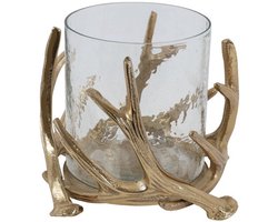 Countryfield Kandelaar Gewei M goud-L21B21H14CM