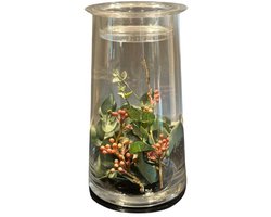 Countryfield Kandelaar Glas Large Met Deco