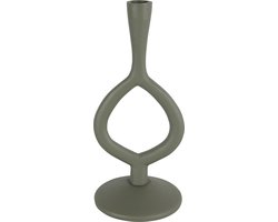 Countryfield - Kandelaar - Kaarsenhouder - Levie - Groen - L - 27cm