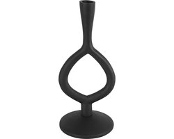 Countryfield - Kandelaar - Kaarsenhouder - Levie - Zwart - L - 27cm