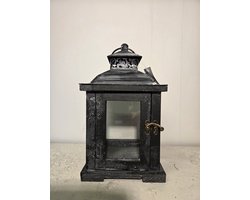 Countryfield - Lantaarn windlicht - zwart - Sfeer en elegantie