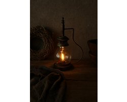 Countryfield – LED lamp Haiko S – Olielamp 2x aa met timer | 807363 | Stoer & Sober Woonstijl