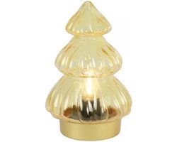 Countryfield tafellamp LED timer Leah S op batterij amber 18cm