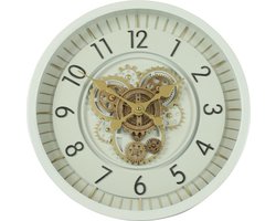 Countryfield Wandklok Celestial metaal Ø46CM wit