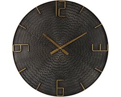 Countryfield Wandklok Winton metaal Ø60CM zwart