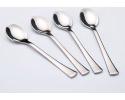 Couvert Royal Koffielepels - 4 stuks - 18/10 Edelstaal - Vaatwasserbestendig