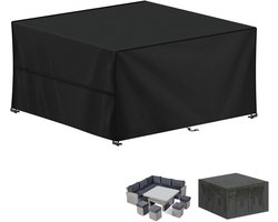 Cover Tuinmeubel Beschermhoes voor Tuintafels, 150 x 120 x 90 cm, Lounge Meubelhoes, Waterdicht Tuinmeubelzeil, Winterbestendig, 420D Oxford Hoezen voor Tafels, Stoelen,