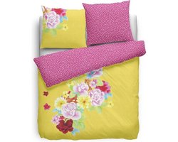 Covers & Co Beauville Dekbedovertrek - Eenpersoons - 140x200/220 cm - Yellow