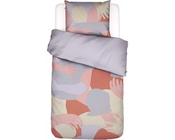 COVERS & CO Hug It Out Dekbedovertrek Multi - Eenpersoons – 140x200/220 cm
