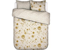 COVERS & CO Luna Tic Dekbedovertrek Ecru - Tweepersoons – 200x200/220 cm