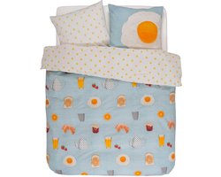 Covers & Co Sunny Side Up - Dekbedovertrek - Tweepersoons - 200x200/220 cm + 2 kussenslopen 60x70 cm - Multi kleur