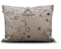 COVERS & CO That's The Spirit Dekbedovertrek Taupe - Lits-Jumeaux - 240x200/220 cm