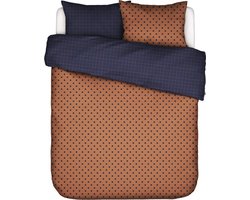 Covers&Co dekbedovertrek  Turn Over hazel - 2-persoons (200x200/220 cm incl. 2 slopen)