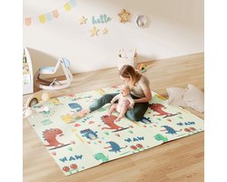 COVREO baby speelmat 196 x 176 x 1,5 cm, multicolor, opvouwbaar