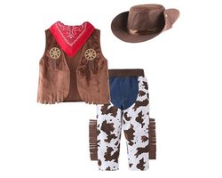 Cowboy Kostuum voor Baby en Peuter van 6 Maanden tot 12 Jaar