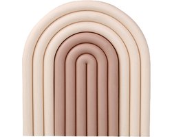 Cozella® - Onderzetters WAVE - Placemats - Voor Servies en Pannen - Beige/Mokka