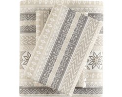 Cozy Flannel Bed Sheets Twin XL Size - 100% Cotton, Ultra Soft, Nordic Style, 3 Piece Set