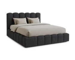CozyInn - Cozy Boxspring – 160x200 cm – Boxspring Bed – Navy – Met Matras – Met Opbergruimte – Comfortabel & Praktisch