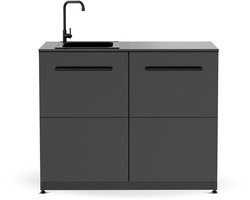 Cozze® Elements buitenkeuken 110 - gootsteenmodule voor praktische en elegante buitenkeukenervaring