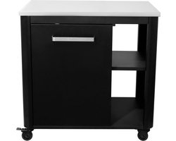 Cozze® Outdoor Kitchen - BBQ Station Buitenkeuken - RVS Werktafel - Met Kast & Opbergruimte - 90 cm