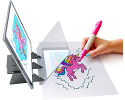 Crafts&Co Tekenprojector voor Telefoon & Tablet - Leren Tekenen & Kleuren voor Kinderen en Volwassenen - DIY - Tekenmachine Beginners - Tekenspullen - Interactief Speelgoed - Schoencadeau voor Meisjes & Jongens - 4, 5, 6, 7, 8, 9, 10+ Jaar - Zwart
