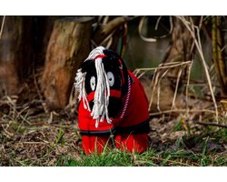 Crafty Ponies Fleecedekenset Rood