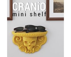 Cranio Mini Wandplank – Uniek Schedelontwerp – Creatieve Organizer – 3D Geprint