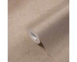 CRAQUELÉ TEGEL BEHANG | Vintage - bruin beige goud - A.S. Création Desert Lodge